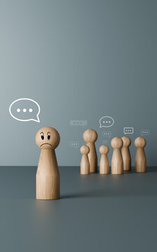 Negative Customer Feedback and Unhappy Client Complaint Concept