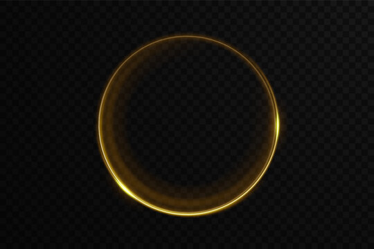 Vivid halo rings, with smooth circular outlines.