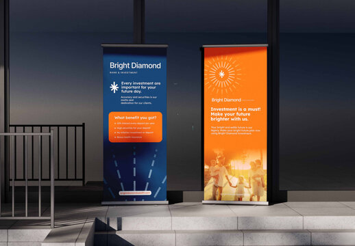 Stand Banner Mockup