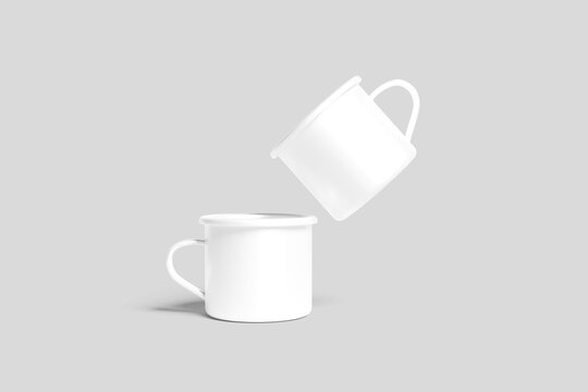 Blank Mug Mockup - 3D illustration