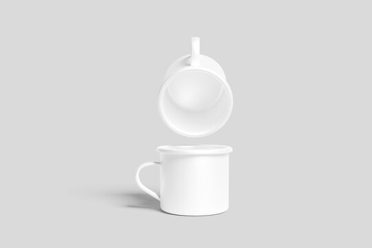Blank Mug Mockup - 3D illustration