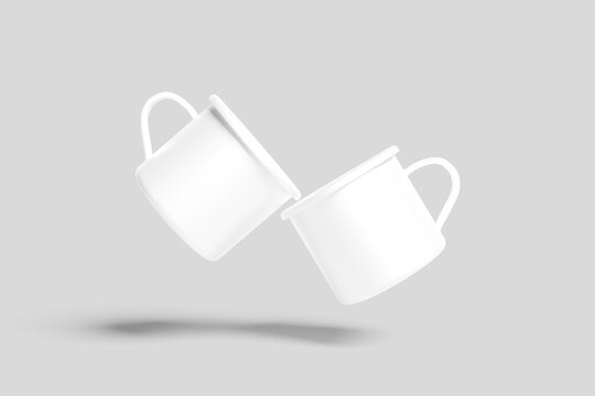 Blank Mug Mockup - 3D illustration
