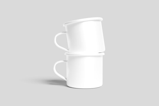 Blank Mug Mockup - 3D illustration