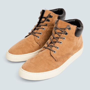 Brown desert boots unisex footwear fashion