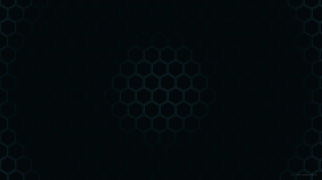 Microstock Stock Video Footage Aerial Drone View Slow Motion Panning Hexagonal Pattern Digital Background Cinematic 4K Footage