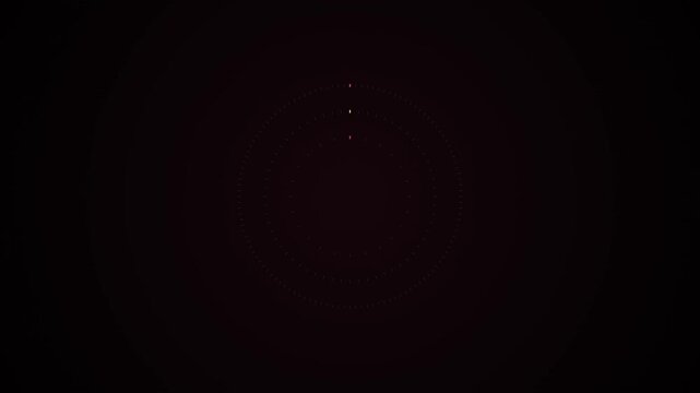 Futuristic Digital Interface Animation With Motion Graphics In Dark Environment Cinematic 4K Footage