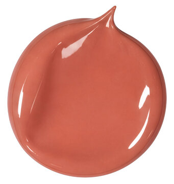 Cosmetic makeup beauty red swatch of lip tint gloss texture png