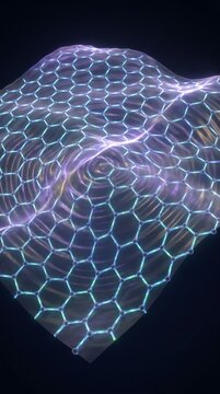 Graphene Molecular Structure with Light Waves
