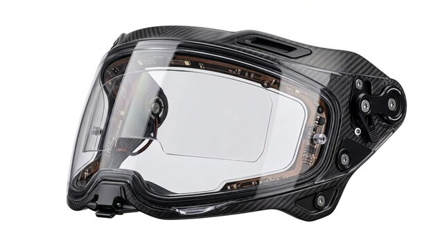 Clear Visor Isolated on White
