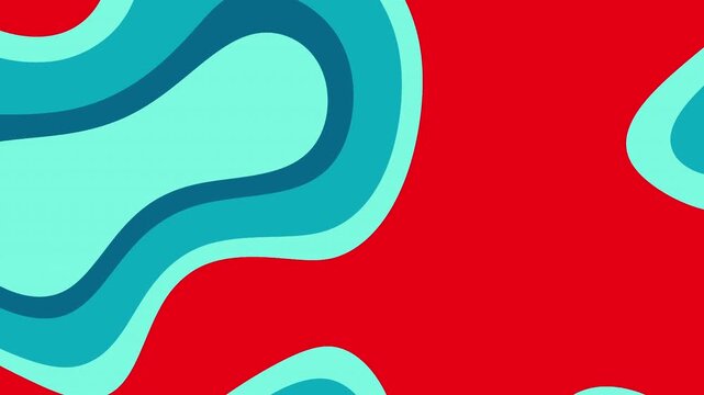 Abstract glowing background with multicolored blurred gradients moving on dark