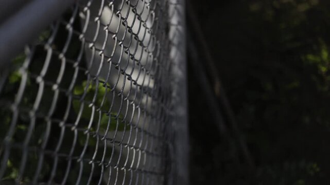 Chain Link Fence In Front Of House