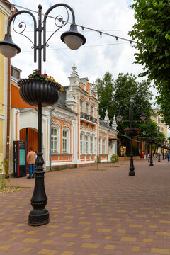 Old buildings in the historic center of Smolensk, Russia