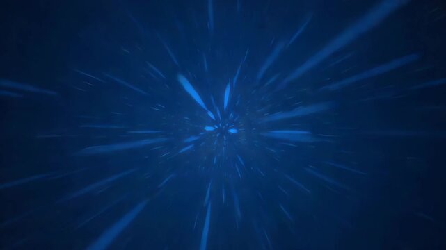 Radiant blue glow effects hypnotic light streaks for sci- fi, tech, and atmospheric visuals