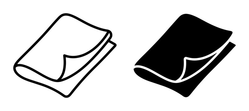 Paper Stack Icon, Document Set, Sheet Collection, Blank Page Symbol, Clean Paper Layers, Office Supplies, Graphic Element