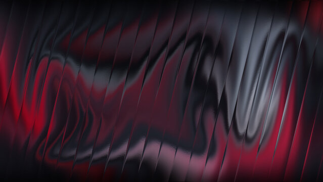 Pink Red Blue Neon Wavy Abstract Background with Glowing Texture