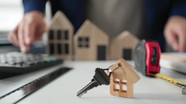 Real estate property investment business concept video