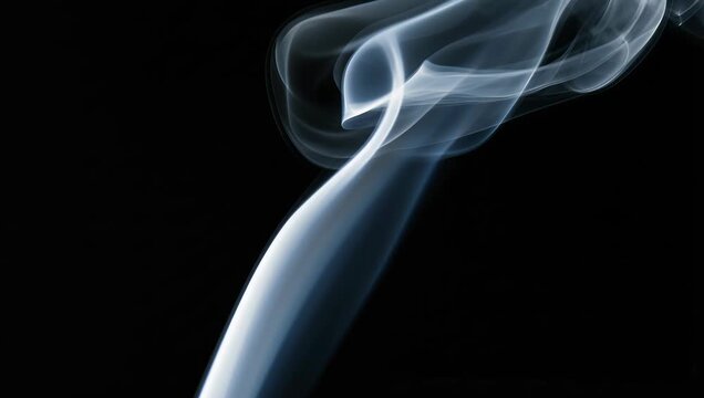 Graceful Smoke Patterns Dancing in the Air
