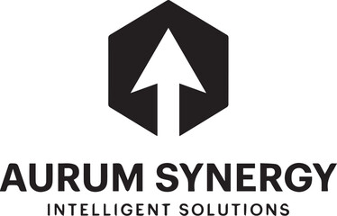 Obraz premium Aurum Synergy - Intelligent Solutions Logo Design