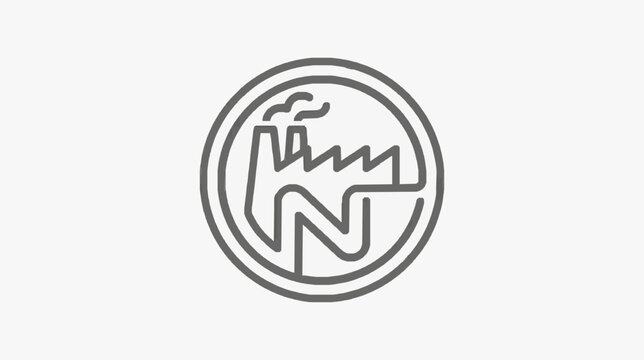 Abstract Stylized Letter MNT Logo Design in Circular Frame
