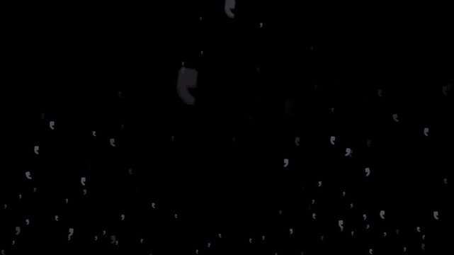 comma, punctuation, mark, grammar, text, writing, typography, symbol, character, language, object, emoji, animation, motion graphics, black background, isolated, pixel art, retro, 8-bit, game asset, d