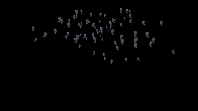 comma, punctuation, mark, grammar, text, writing, typography, symbol, character, language, object, emoji, animation, motion graphics, black background, isolated, pixel art, retro, 8-bit, game asset, d