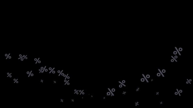 percent, percentage, sign, symbol, math, mathematics, discount, finance, rate, statistics, business, object, emoji, animation, motion graphics, black background, isolated, pixel art, retro, 8-bit, gam