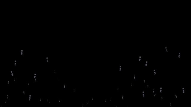 quotation marks, quotes, punctuation, text, dialogue, speech, typography, writing, symbol, character, object, emoji, animation, motion graphics, black background, isolated, pixel art, retro, 8-bit, ga