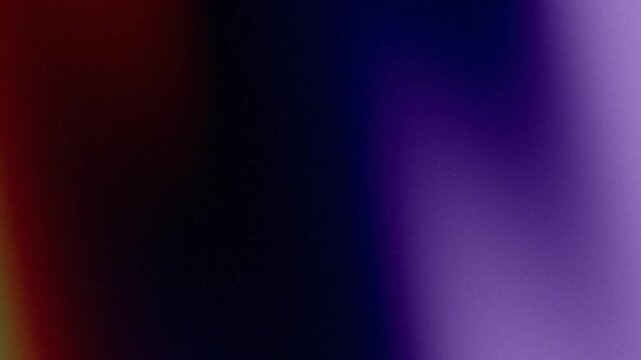 Gradient grainy background with purple and black light leak effect