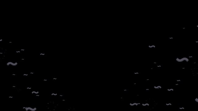 tilde, wavy line, dash, symbol, punctuation, typography, sign, text, design, object, emoji, animation, motion graphics, black background, isolated, pixel art, retro, 8-bit, game asset, digital art