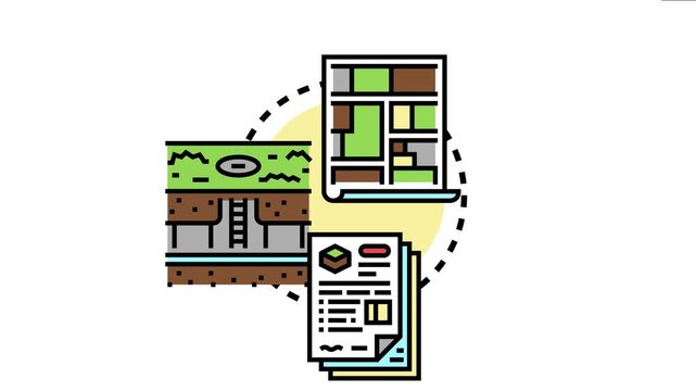 Land parcel zoning and ordinances property planning, legal regulations, and underground infrastructure development for urban and rural areas