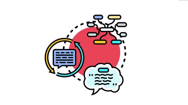 Language localization experience icon representing the process of adapting content and product for specific international markets and cultures, ensuring linguistic and cultural accuracy