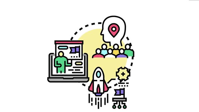 Business to business marketing strategy planning, involving audience targeting, data analysis, and campaign execution for market growth and enterprise development