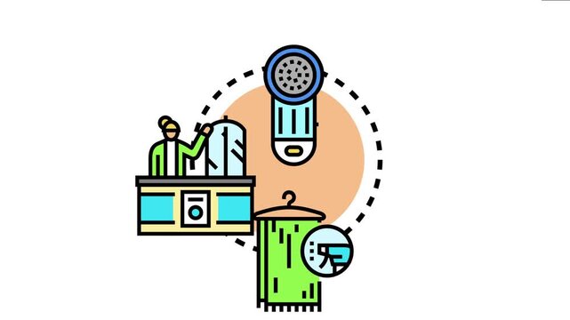 Laundry service offering clothing cleaning, washing, and fabric care, showing essential steps in maintaining hygiene and freshness for various garments and textiles