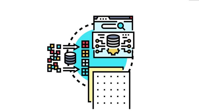 Data processing system the organization and transformation of information into structured layers. From initial input through database storage