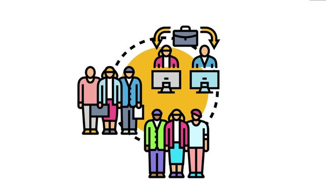 Business leaders establishing fair policies and equal opportunities for diverse employees, promoting an inclusive and equitable work environment through leadership by example