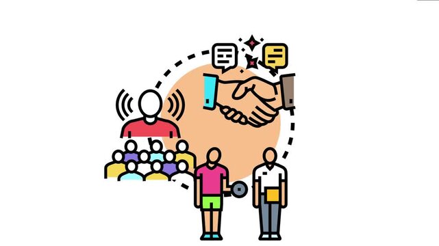 Professionals engaging in leadership coaching service, fostering business mentorship, team building, effective communication, and personal development through various expert training methods