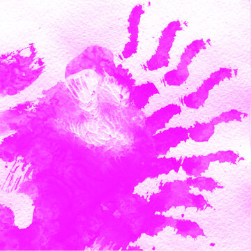 Purple watercolor brush paint background