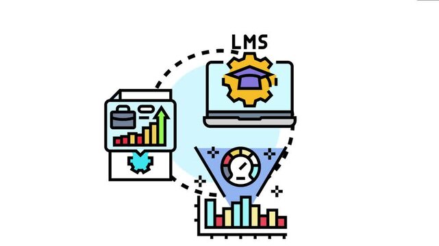Learner performance dashboard managing educational data and showcasing analysis of student progress and academic metrics on a virtual learning platform