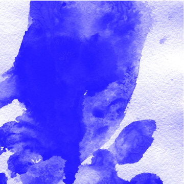 Blue water color abstract background