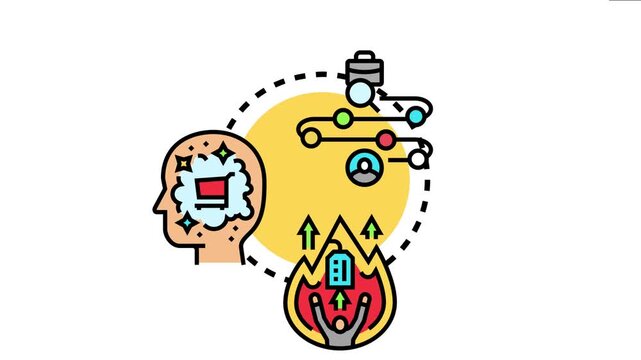 Individual developing skills and gaining insights through a continuous learning journey path, achieving professional growth and acquiring new competencies