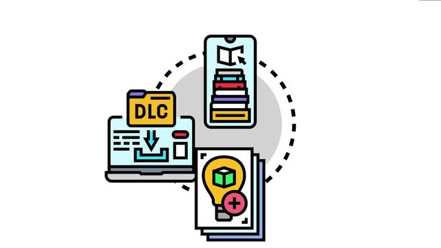Digital learning product launch connecting mobile education, online content delivery, and new innovative ideas for a comprehensive educational system