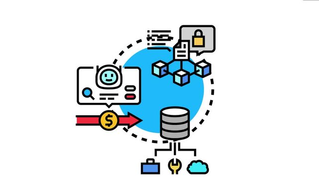 Ledger maintenance symbolizing distributed ledger technology, managing secure financial data, processing transactions, and ensuring robust system operation with cryptographic protection
