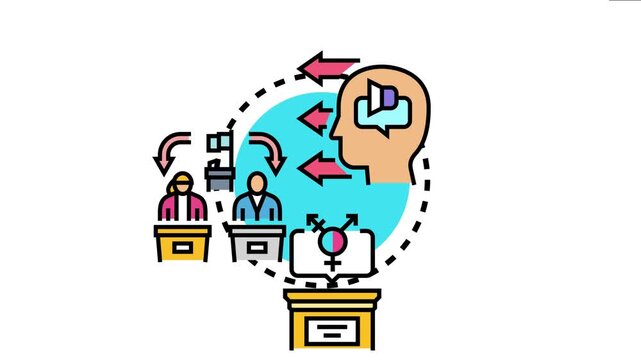 Political orientation conceptualizing social change, equality, and government involvement, with individuals advocating for diverse issues and progressive policies