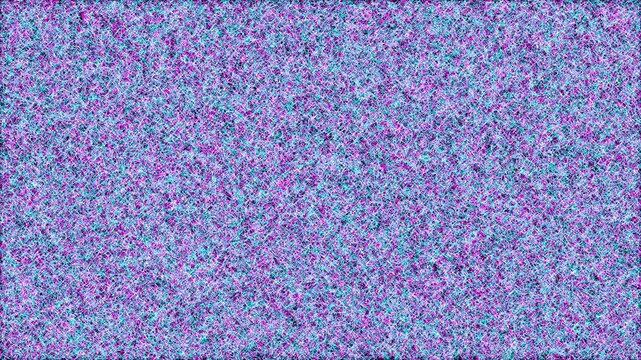 Cyan Magenta Grain Noise Texture for Retro Digital Background