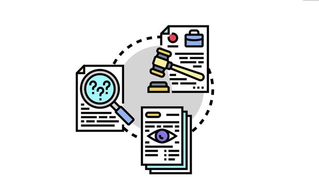 Legal document validation involving scrutiny, approval, and careful monitoring highlights the importance of official document processing and compliance procedures for business