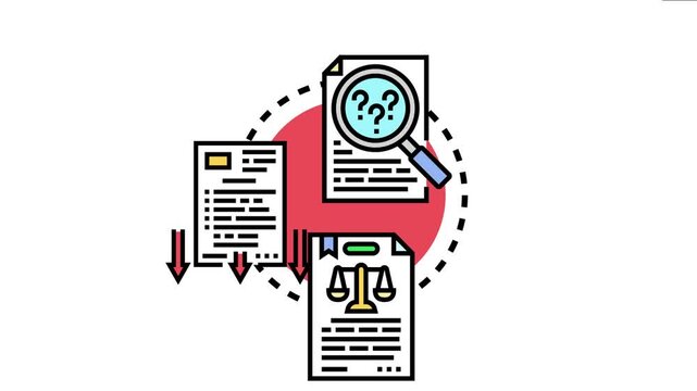 Legal document verification process involves reviewing written agreement forms and official papers, ensuring authenticity and compliance with legislation