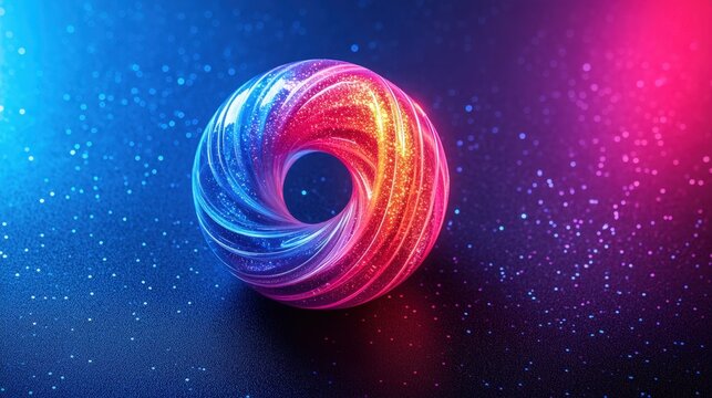 Colorful Spiral in Space