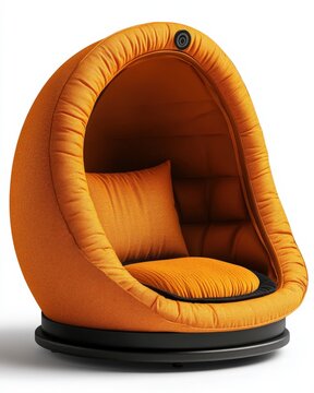 Modern Orange Bed