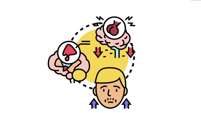 Lh hormone concept human endocrine system regulation, affecting male health with symptoms like acne, hormonal imbalance, and pituitary gland issues influencing testosterone levels