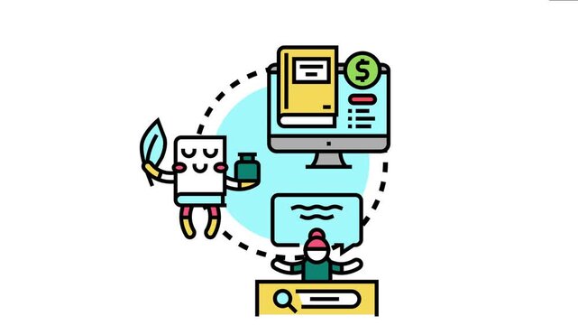 Library book dropbox system combining digital resources, literary writing, and online search functions for modern information access and education